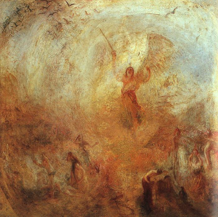 Joseph Mallord William Turner Angel Standing in a Storm oil painting image